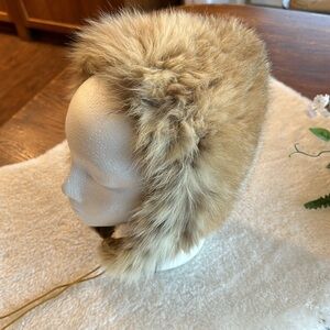 Coyote fur hat